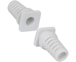 Втулки 5х11х11х8х19х2 white, Втулка проходная