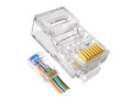 RJ45 (TP-8P8C) Cat5E сквозной, Разъем