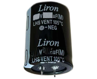 100 UF 450V 105*C 25*30 Liron, Конденсатор