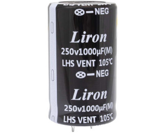 1000 UF 250V 105*C 30*50 Liron, Конденсатор