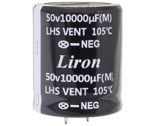 10000 UF 50V 105*C 35*40 Liron, Конденсатор