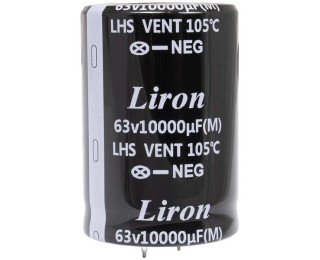 10000 UF 63V 105*C 35*50 Liron, Конденсатор