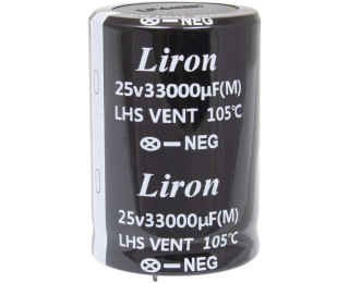 33000 UF 25V 105*C 35*50 Liron, Конденсатор