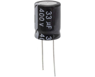 33 UF 400V 105*C 16*20 (JWCO), Конденсатор