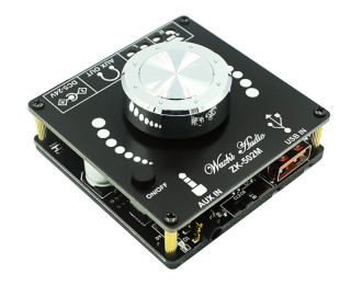 ZK-502M (KZ-502M), Усилитель мощности звука 2x50 Вт с Bluetooth