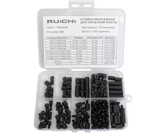 KIT-M4-200P-BLK, Стойка для печатной платы