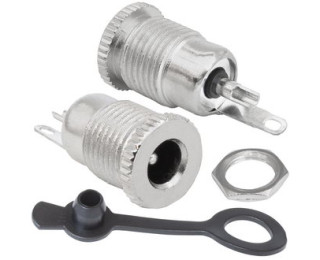 TC 5.5 х 2.1mm cap, Гнездо на корпус 5.5 x 2.1 мм (металл) с заглушкой