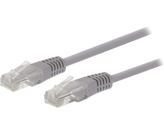 Патчкорд RJ45 (8P8C), UTP, 10м серый