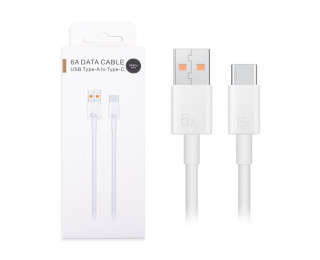 Кабель USB - USB Type-C Huawei для быстрой зарядки, 66Вт, 1.0м, белый, (чип SuperCharger)