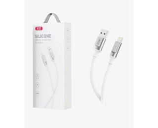 Кабель USB - USB Type-C XO NB251 для быстрой зарядки, 66Вт, 1.0м, белый, (силикон)