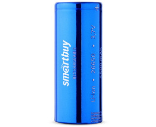 Аккумулятор, Smartbuy LI26650-4500 3.7В (25/200), 4500 мАч, (1 шт. в блистере)