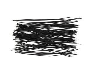 Набор проводов 100шт (черный)