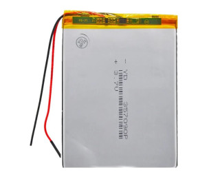 357090P, Аккумулятор универсальный 3.7 В, Li-Pol, 2500 мАч, 3.5x70x90 мм