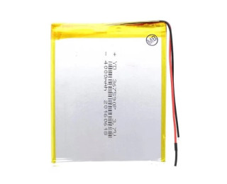 367590P, Аккумулятор универсальный 3.7 В, Li-Pol, 4000 мАч, 3.6x75x90 мм