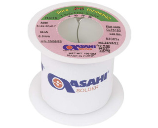 Sn99.3/CU0.7 d0.6mm 100g ASAHI, Припой