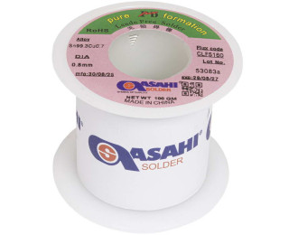 Sn99.3/CU0.7 d0.8mm 100g ASAHI, Припой