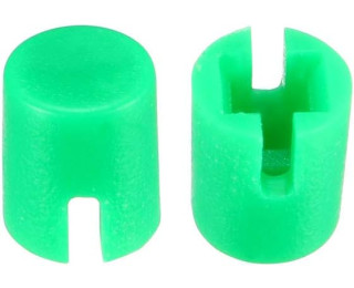 A30-Green, Колпачок для кнопки, зеленый (2.4x2.4мм)