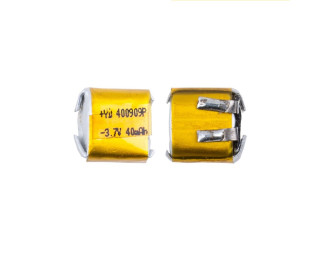 400909p, Аккумулятор универсальный 3.7 В, Li-Pol, 40 мАч, 4x9x9мм