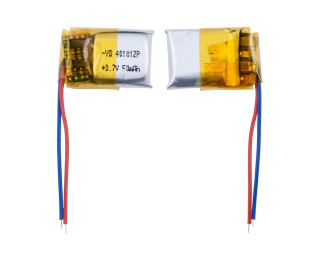 401012p, Аккумулятор универсальный 3.7 В, Li-Pol, 50 мАч, 4x10x12мм