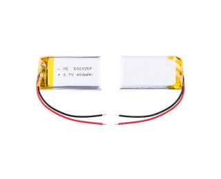 502035p, Аккумулятор универсальный 3.7 В, Li-Pol, 400 мАч, 5x20x35мм