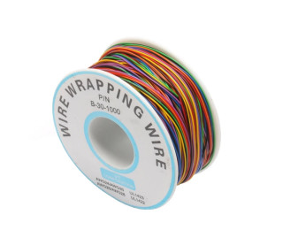 Провод монтажный B-30-1000 30AWG катушка 280 м (Разноцветный)