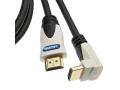 HDMI to HDMI 90* 1.4v OFC 2m, Шнур интерфейсный