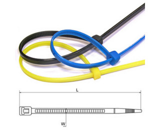 4.8X300 white (100шт), Кабельные стяжки
