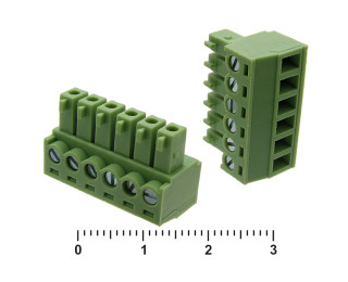 XY2500F-C-6 (3.81mm), Клеммник разрывной