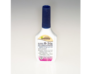 Флюс Ф-34А (для пайки алюминия), флакон с капельницей, 30 мл