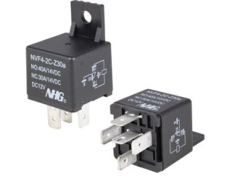 NVF4-2-C-Z-30-A1-DC12V-1.6, Реле электромагнитное 30А, 12В