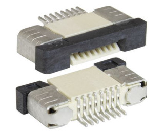 FPC/FFC 0.5mm 08A, Розетка на плату