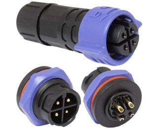 SZC16B-4P-M-FB, Разъем герметичный