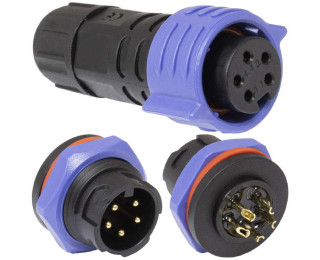 SZC16B-5P-M-FB, Разъем герметичный