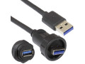 USB-3.0B-C-02, Разъем герметичный