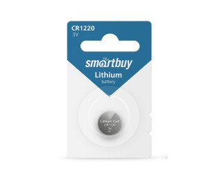 Батарейка CR1220, SMARTBUY Lithium 3В