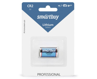 Батарейка CR2, SMARTBUY Lithium 3В