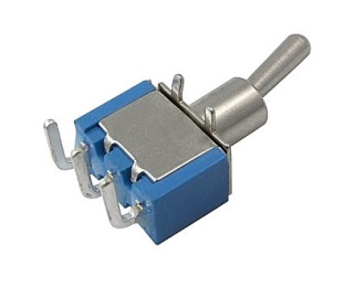 MTS-102-C3-1, Микротумблер  ON-ON (3A 250VAC) SPDT 3P