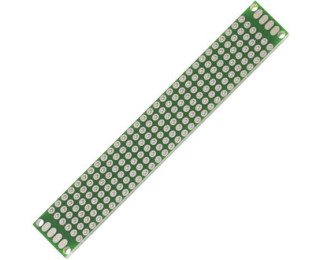 Z-D1MG-PCB, Плата печатная макетная, 2х9см (зелёная маска)