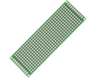 Z-D2MG-PCB, Плата печатная макетная, 3х9см (зелёная маска)