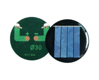SP51 ф30 mm, Солнечная панель 2 В, 0.2 А, d=30 мм