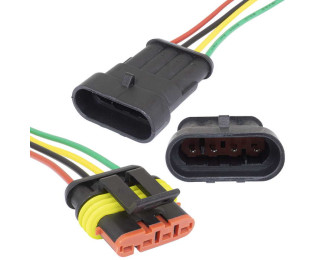 SuperSeal 1.5, 4PIN MF (18AWG 20cm), Разъем
