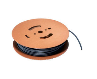 ТУТнг клеевая 9/3 черн (3:1) 50м, Термоусадка самозатухающая