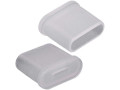 Rubber cover TYPE-C transparent, Разъем USB