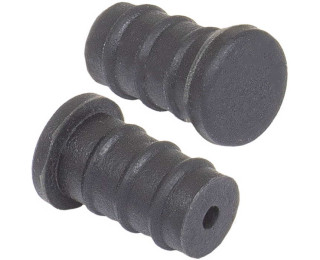 Rubber plug 3.5mm Jack 01 black, Аудио разъем