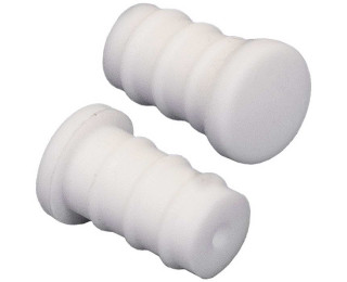 Rubber plug 3.5mm Jack 01 white, Аудио разъем