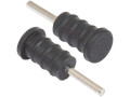 Rubber plug 3.5mm Jack 02 black, Аудио разъем