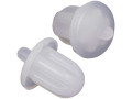 Rubber plug 6.35mm Jack 01 white, Аудио разъем