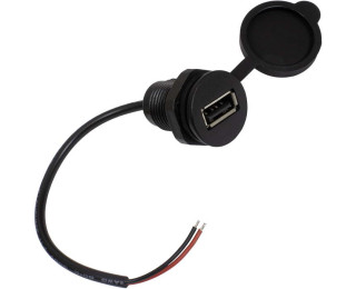 USB-2Pin M18 cap, Разъем USB