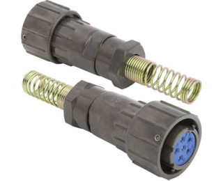 FQ18-6pin TK-8, Розетка на кабель 6-pin