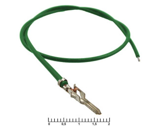 MF-M 4,20 mm AWG20 0,3m green, Разъем